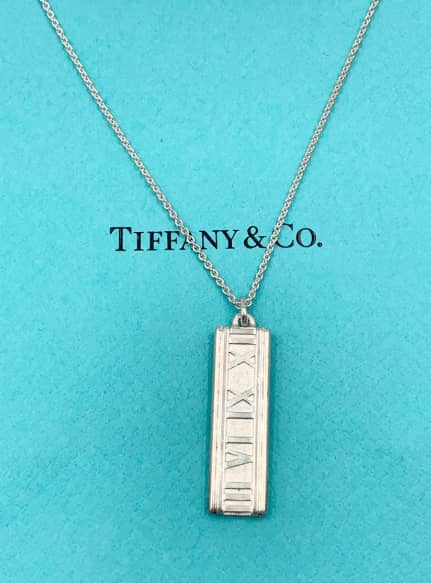 Tiffany Atlas Bar Necklace